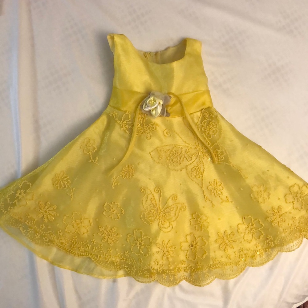 Yellow Dress baby 6-12 months